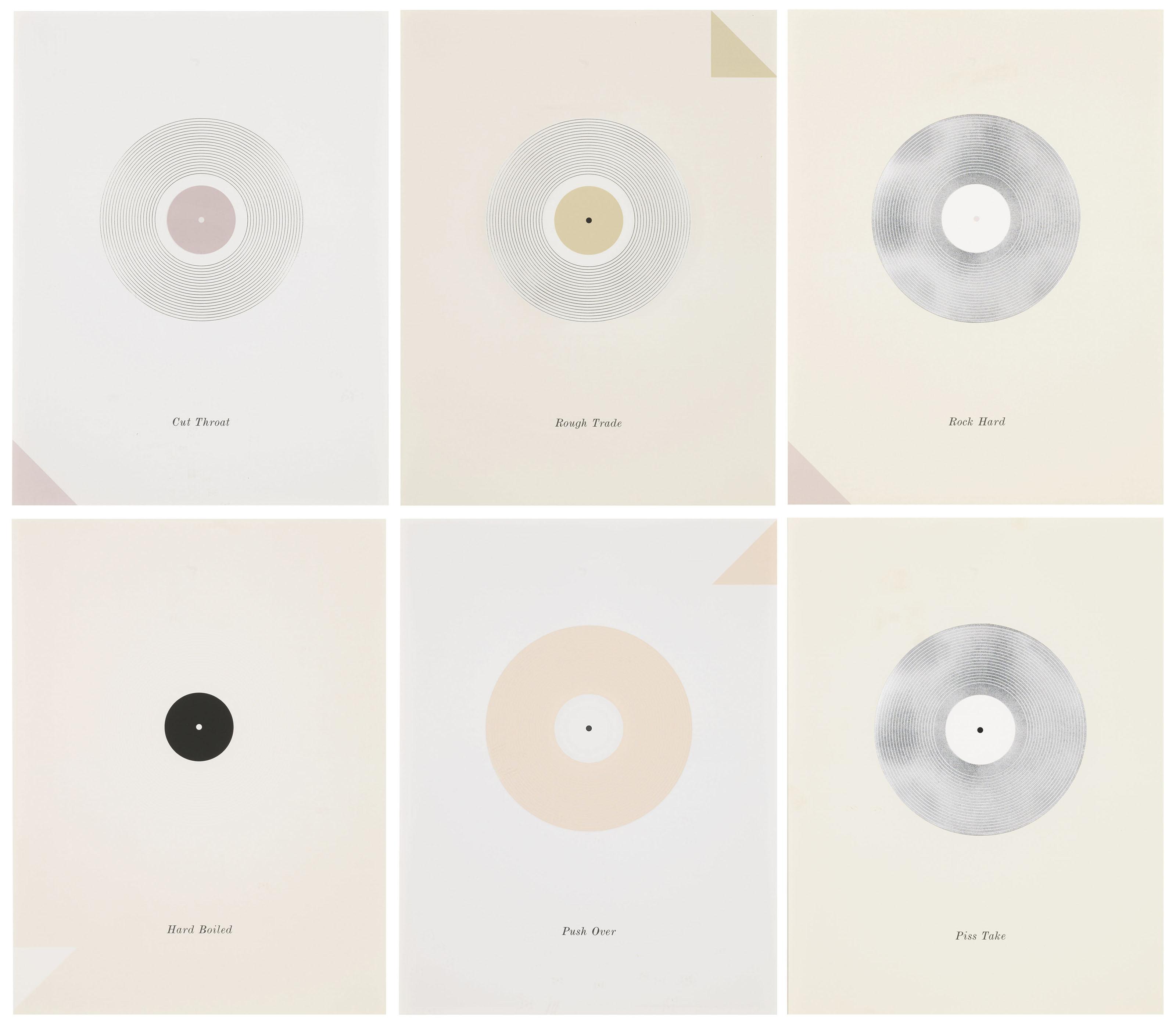 Matthew Brannon - Cut Throat, Rough Trade, Hard Boiled, Push Over, Piss Take, Rock Hard