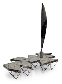 Matthew Day Jackson - Dymaxion Map Monument