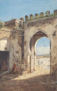 Matthew Jarvis - The Casbah Gate, Tangiers (Illustrated); And Preparing For A Journey