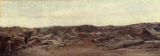 Matthew Ridley Corbet, A.R.A. - Desert landscape