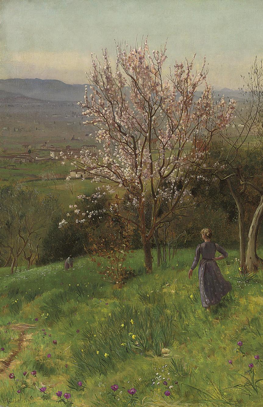 Matthew Ridley Corbet, A.R.A. - Spring at Bellosguardo, Italy