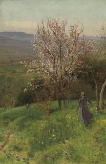 Matthew Ridley Corbet, A.R.A. - Spring at Bellosguardo, Italy