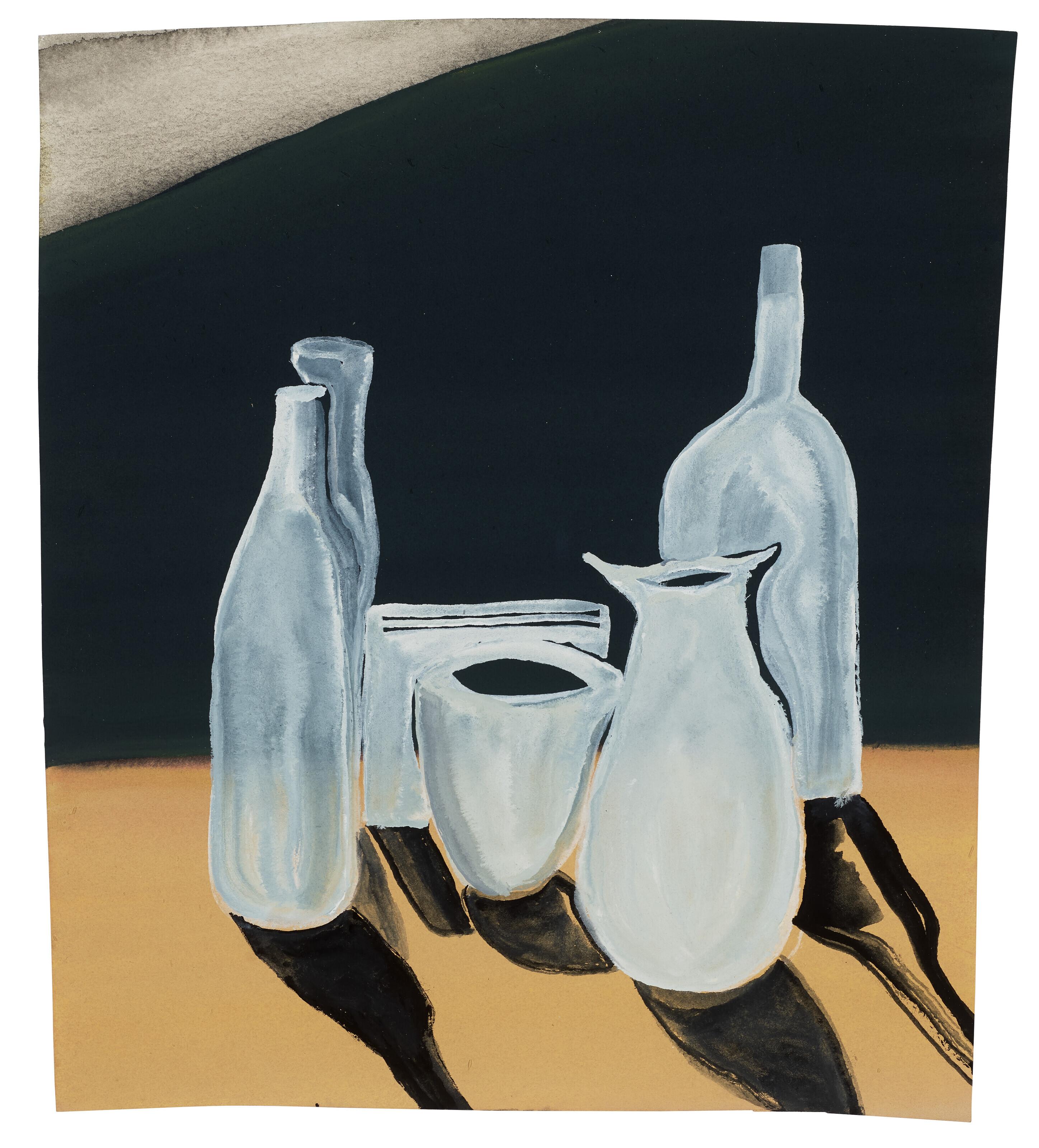 Matthew Wong - Still Life With Grey Vessels