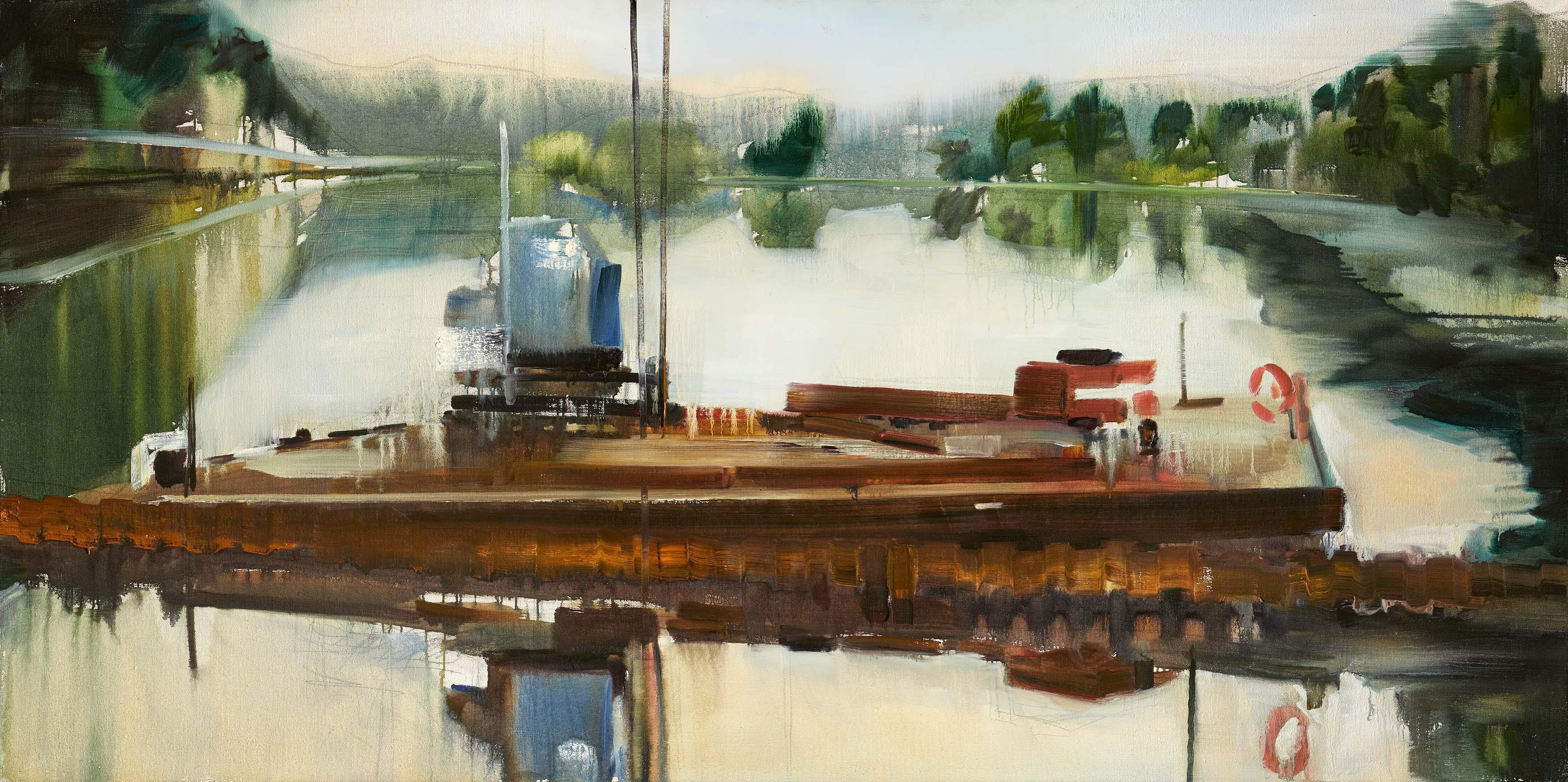 Matthias Meyer - Ohne Titel (Hafenansicht).