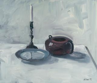 Matthias Meyer - Stillleben mit Kerze