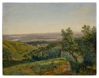 Matthias Rudolf Toma - Vienna, a view from the Krapfenwaldl