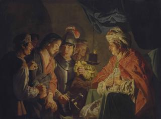 Matthias Stomer - Christ before Pilate