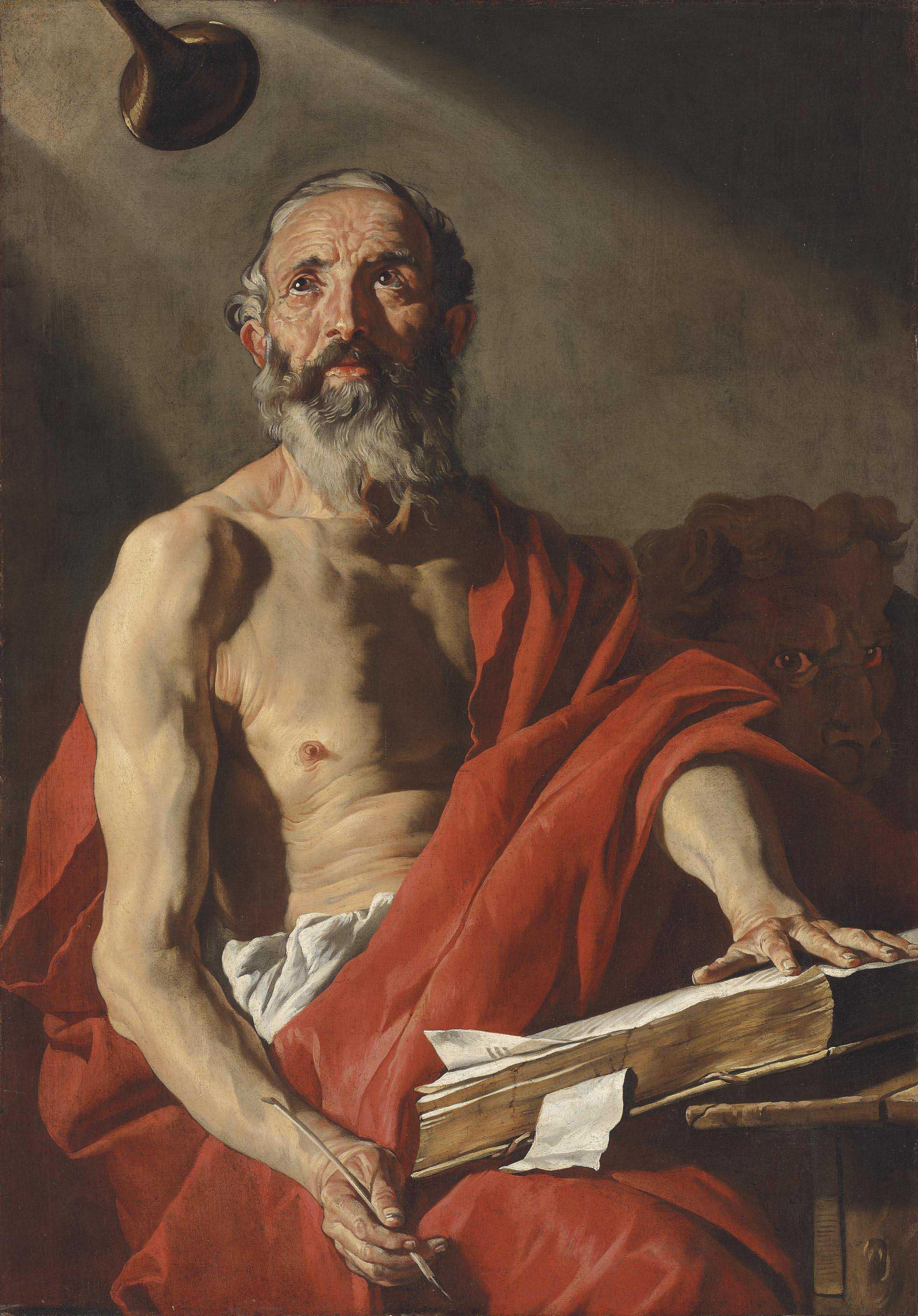Matthias Stomer - Saint Jerome