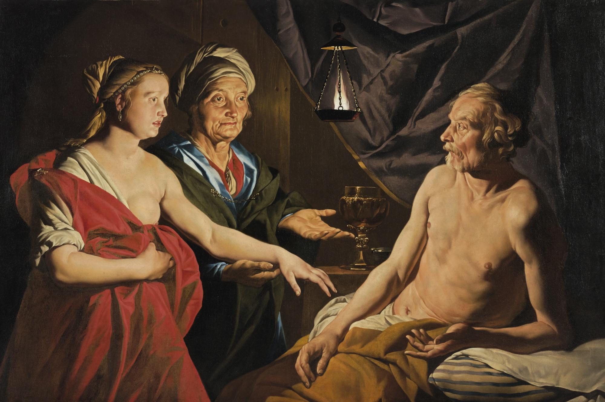 Matthias Stomer - Sarah Brings Hagar To Abraham