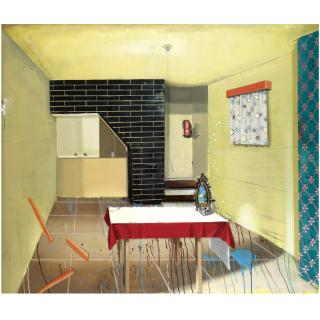 Matthias Weischer - Gelbes Zimmer (Yellow Room)