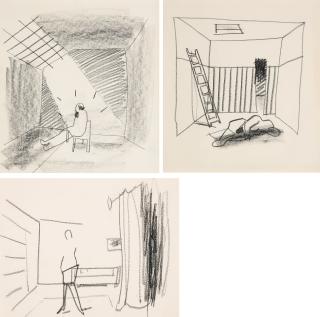 Matthias Weischer - Konvolut von 3 Zeichnungen.