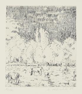 Matthias Weischer - Ohne Titel (Landschaft 1).