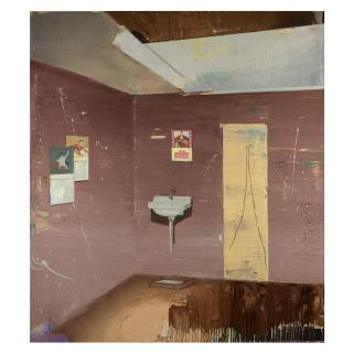 Matthias Weischer - Waschraum (Bathroom)