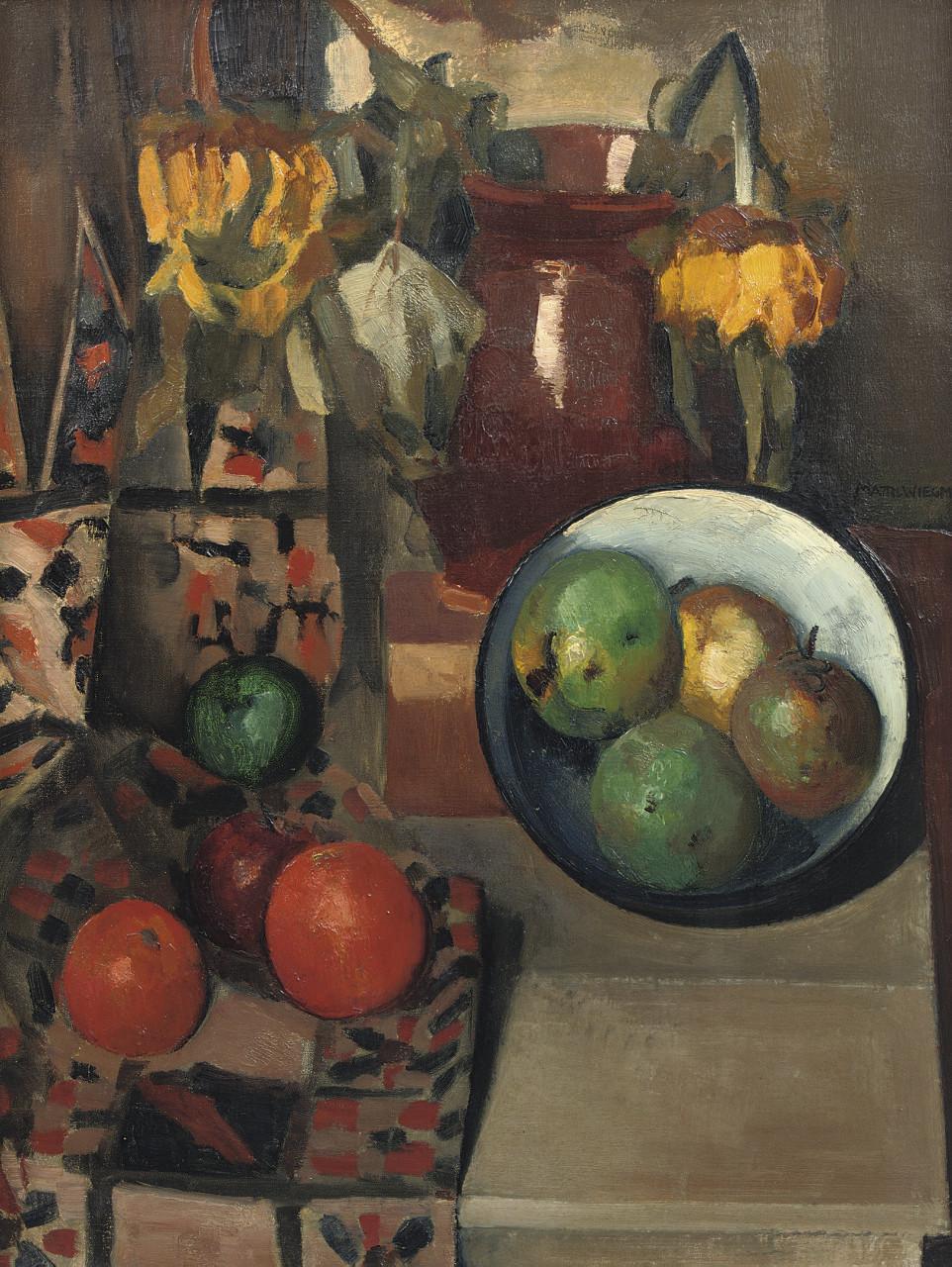 Matthieu Wiegman - A still life with apples