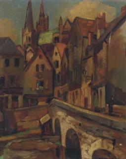 Matthieu Wiegman - A view in Chartres