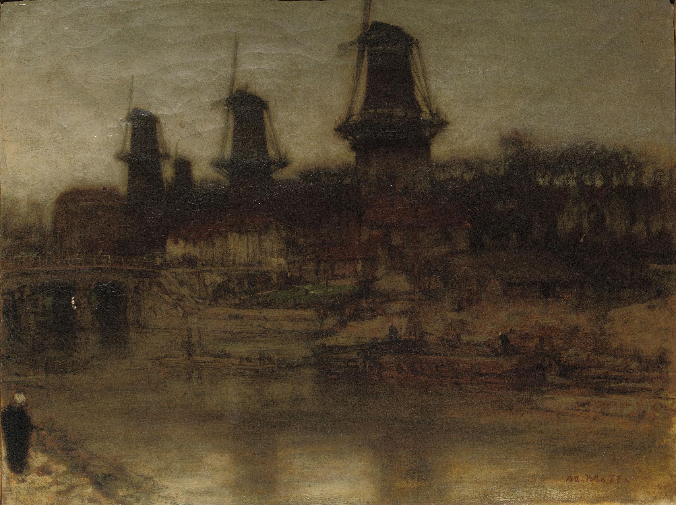 Matthijs Maris - The four mills