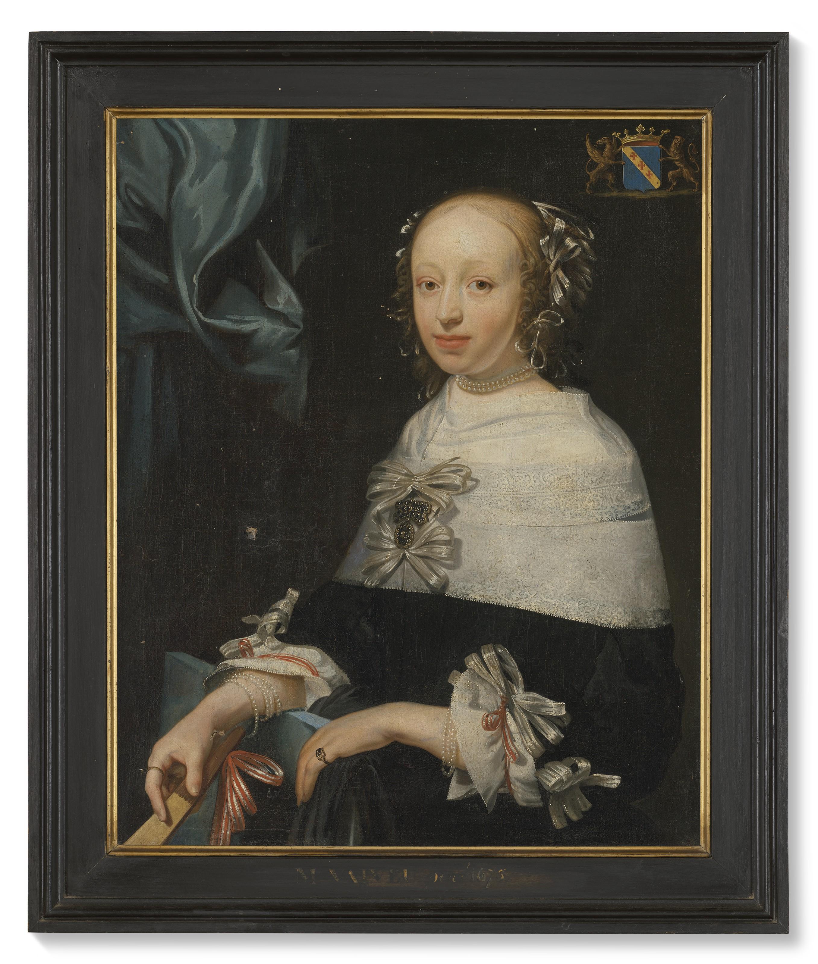 Matthys Naiveu - Portrait of Marie-Anne Cousebant (d. 1725), three-quarter-length