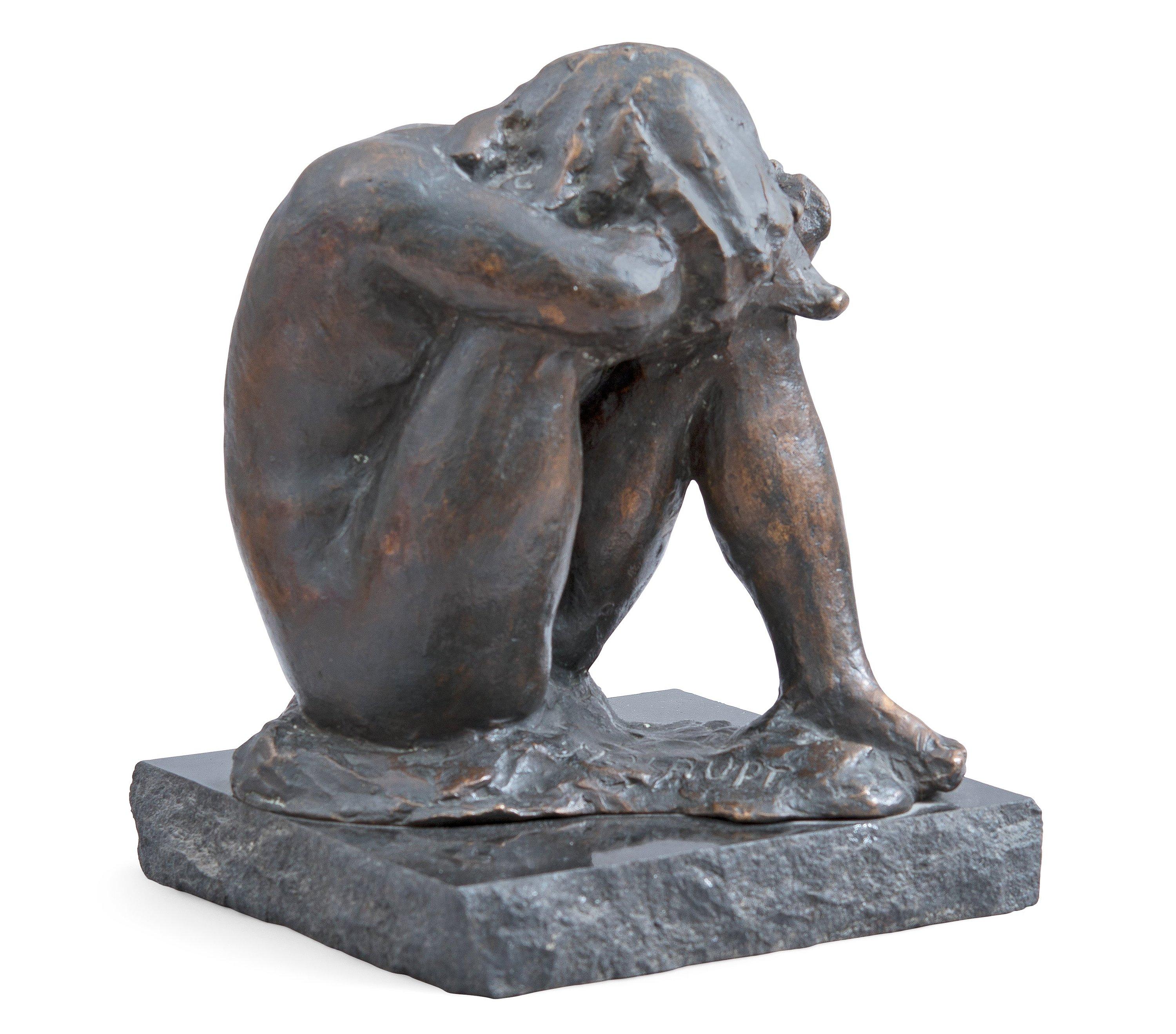 Matti Haupt - A Sitting Girl