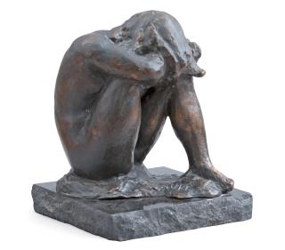 Matti Haupt - A Sitting Girl