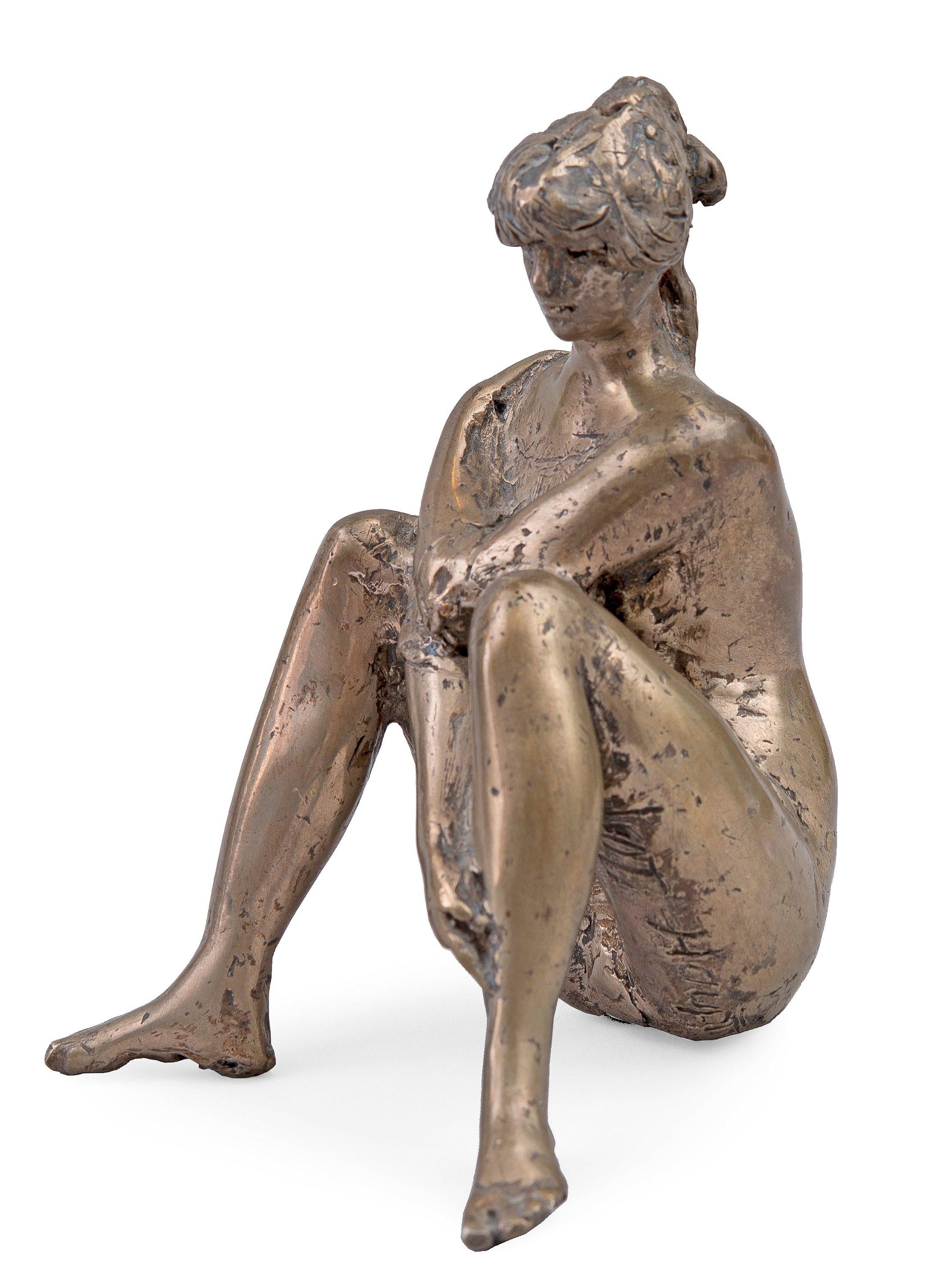 Matti Haupt - Sittande flicka