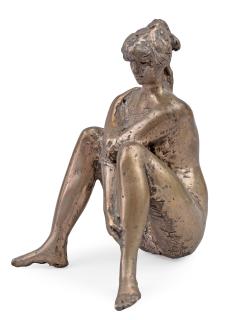 Matti Haupt - Sittande flicka