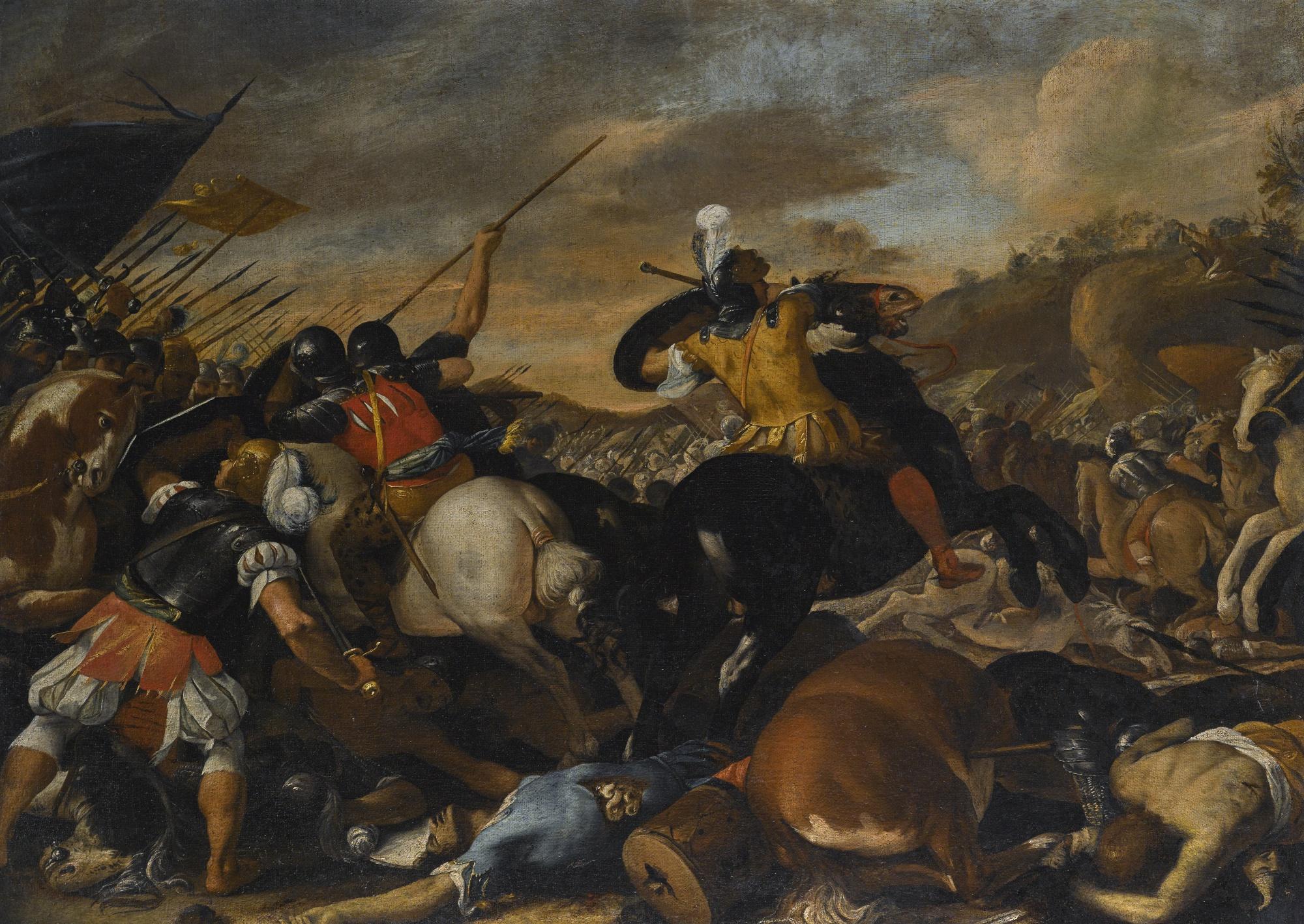 Mattia Preti - A Cavarly Skirmish