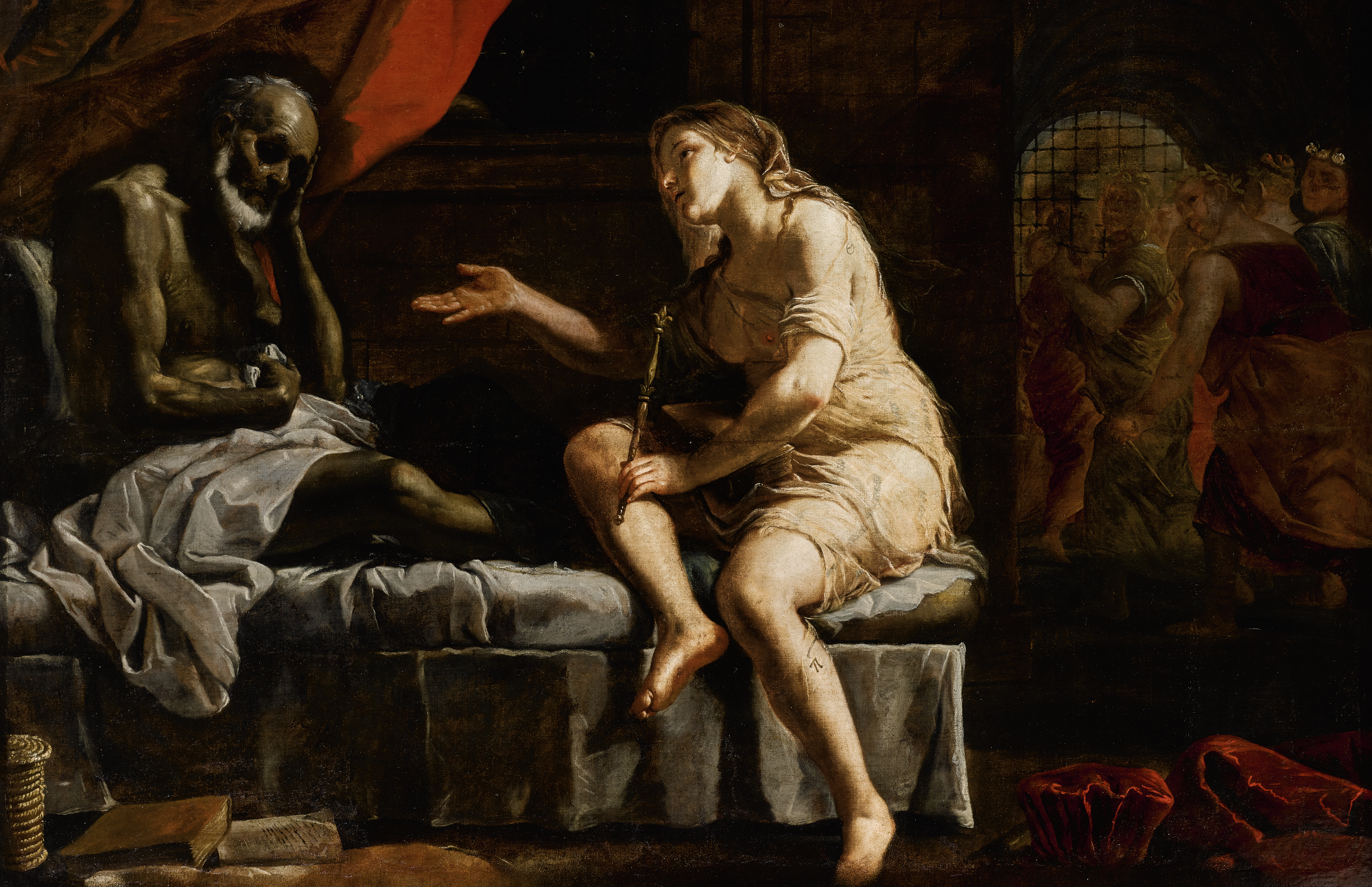 Mattia Preti - Boethius And Philosophy