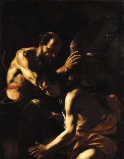 Mattia Preti - Daedalus attaching Icarus\' wings
