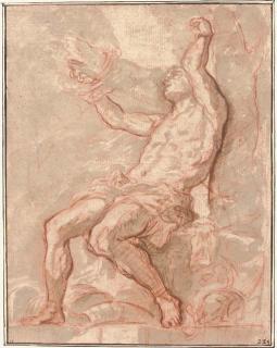 Mattia Preti - Saint Sebastian tied to a tree