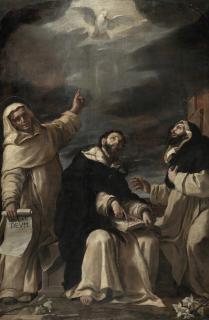 Mattia Preti - Saints Vincent Ferrer, Peter Martyr and Raymond of Peñafort