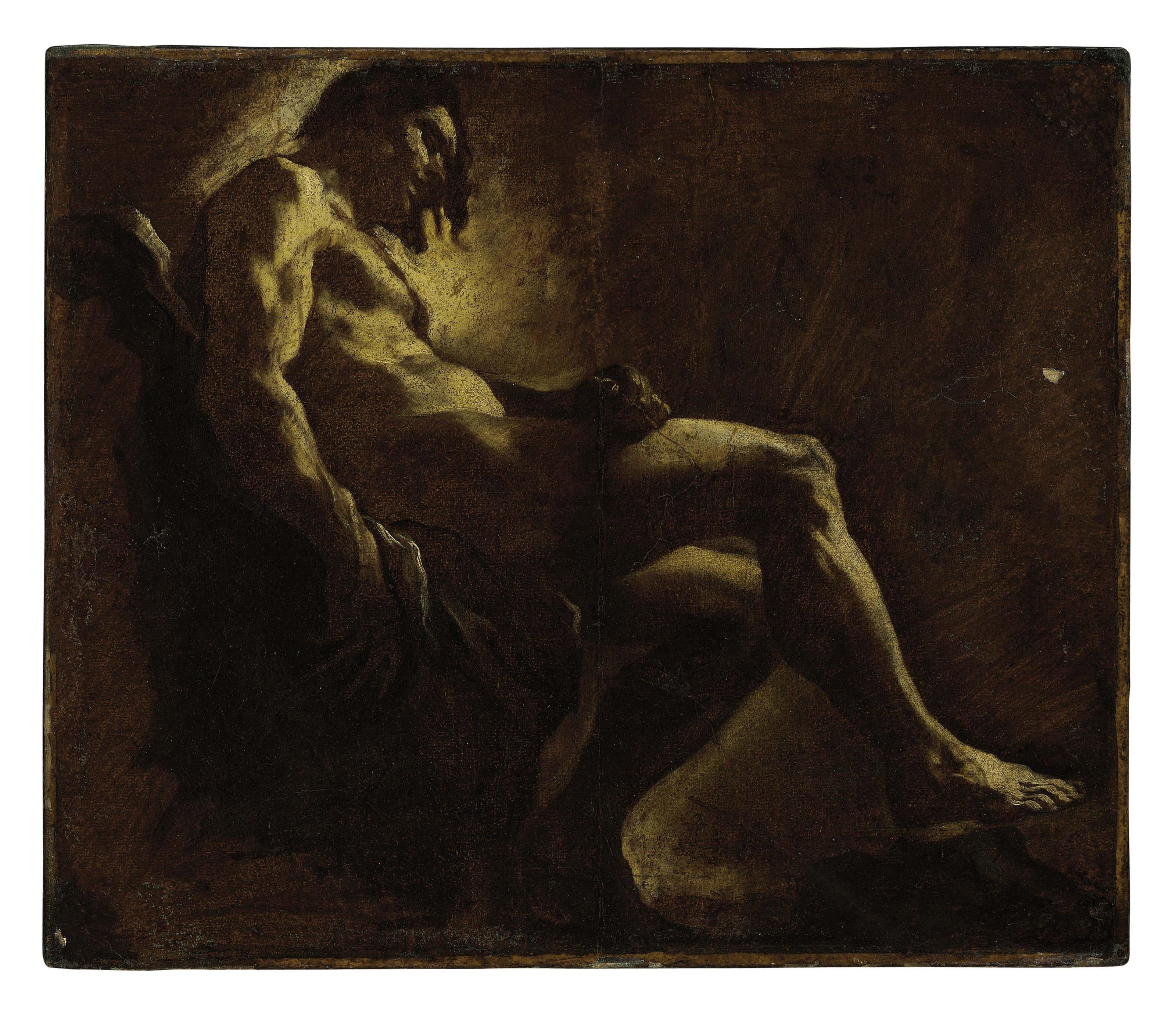 Mattia Preti - Study of a male nude