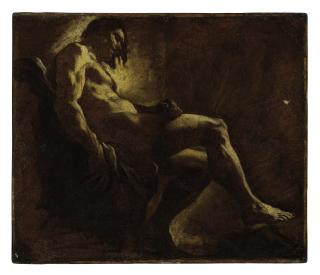 Mattia Preti - Study of a male nude