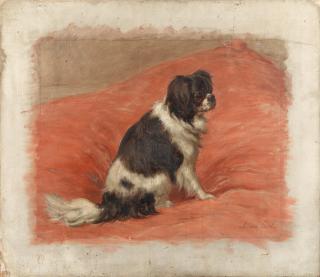 Maud Earl - King Charles Spaniel Unframed