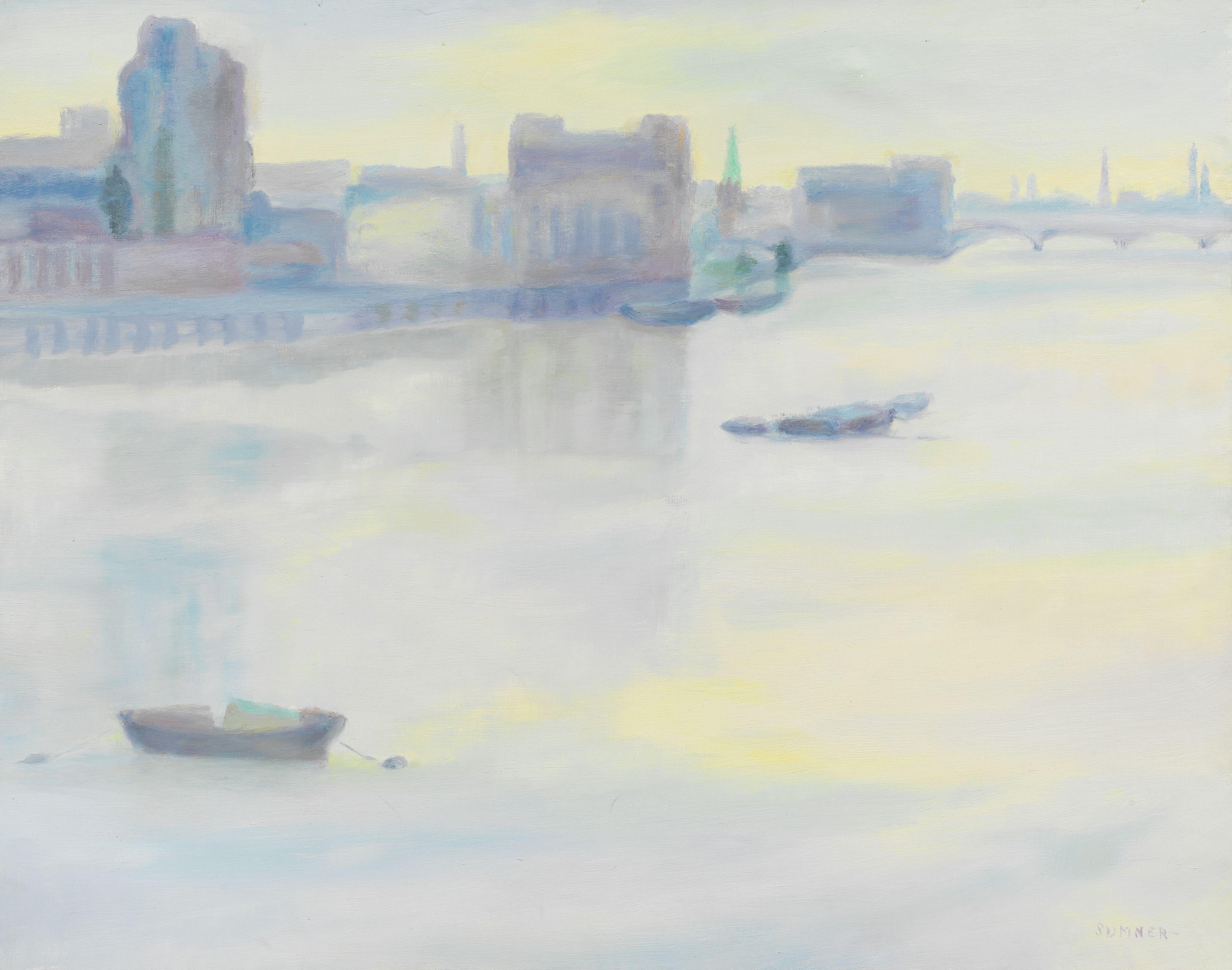 Maud Frances Eyston Sumner - The Thames at Chelsea