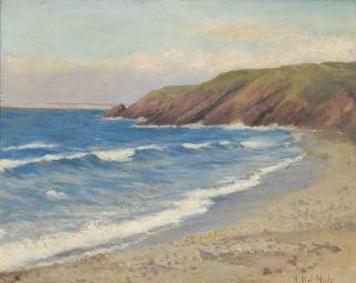 Maud Hall Neale - A sunny day on the coast