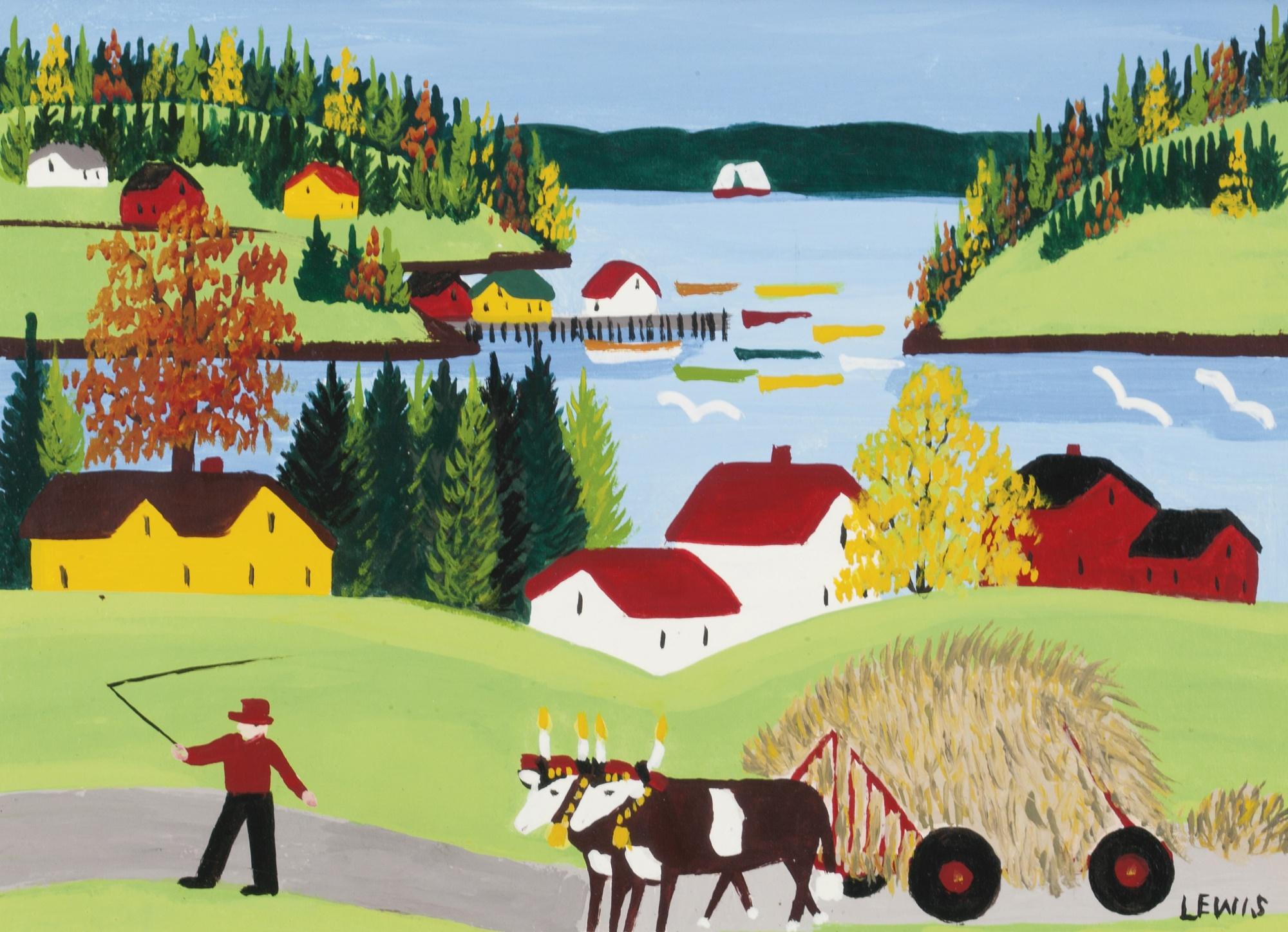 Maud Lewis - A View Of Sandy Cove