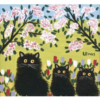 Maud Lewis - Three Black Cats