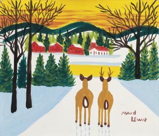 Maud Lewis - Winter Scene