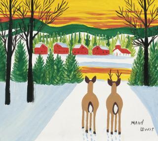 Maud Lewis - Winter Scene