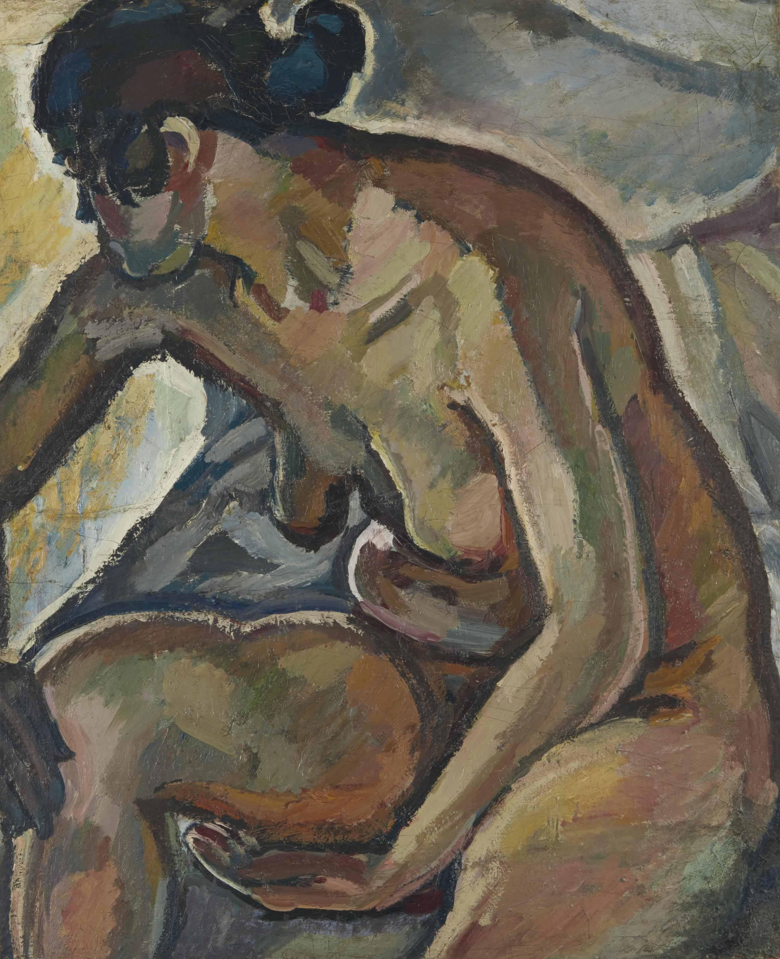 Maurice Albert Loutreuil - Femme Nue Assise