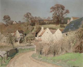Maurice Alfred Décamps - Road Into The Village