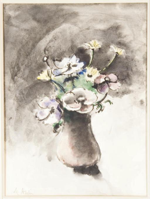 Maurice Asselin - Fleurs dans un vase