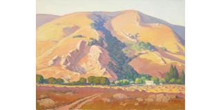 Maurice August Del Mue - Golden Hills 22 1/2 x 30 1/4 in. unframed