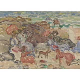 Maurice B. Prendergast - Figures In A Cove