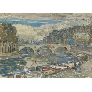 Maurice B. Prendergast - Pont Marie