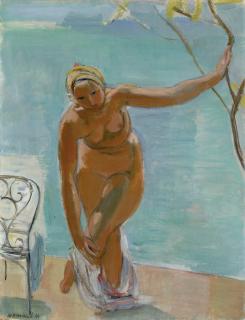 Maurice Barraud - Baigneuse, 1944