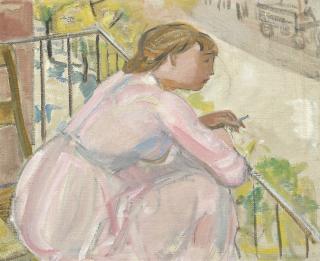 Maurice Barraud - Femme Au Balcon