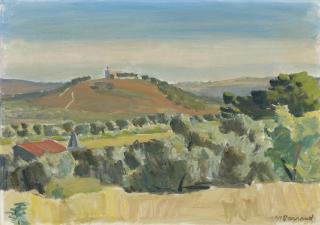 Maurice Barraud - La Colline Sainte Croix, Cassis The Sainte Croix Hill, Cassis