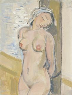 Maurice Barraud - Nue Debout Standing Female Nude