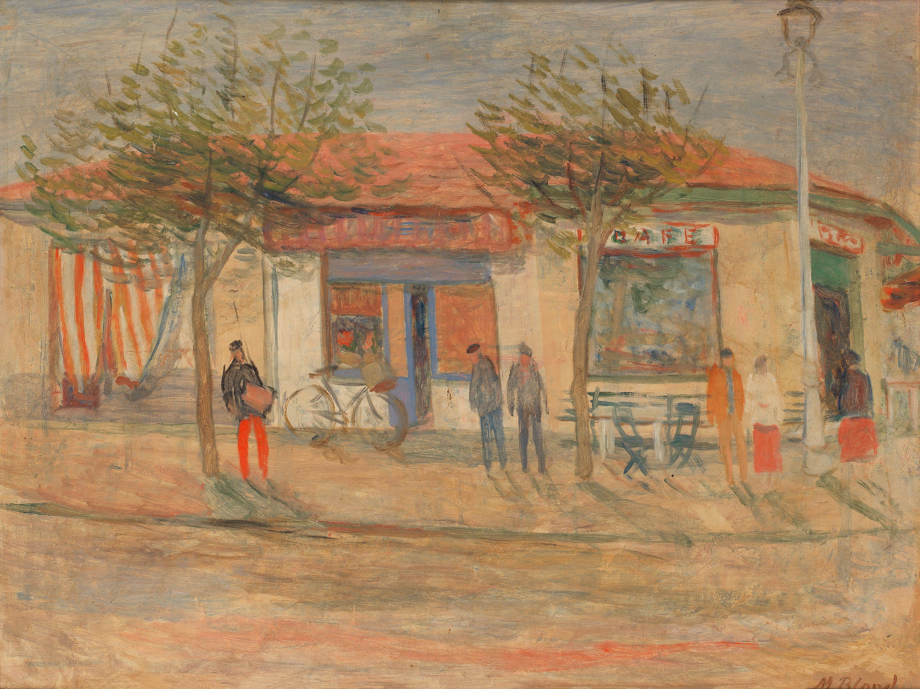 Maurice Blond - Café exterior